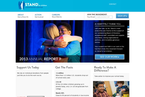 standleadershipcenter.org site used Primer-child