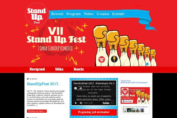standupfest.com site used Standupfest