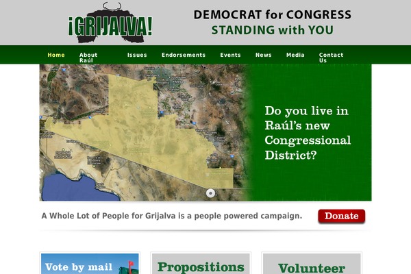 standwithraul.com site used Liberty