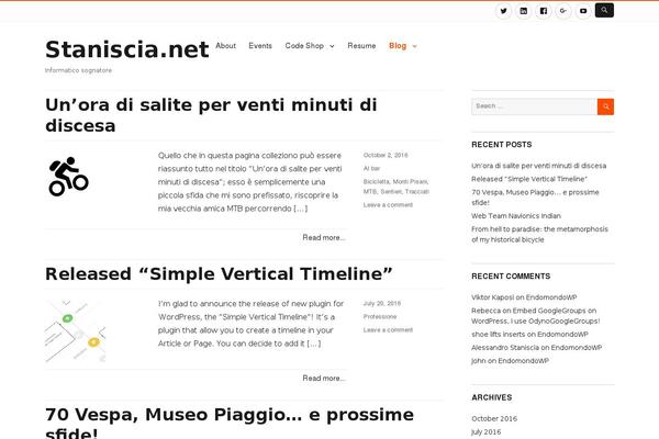 Site using Simple-vertical-timeline plugin