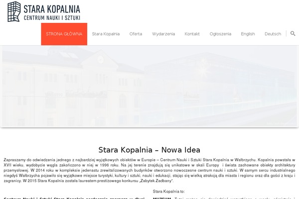 starakopalnia.com.pl site used Starakopalnia