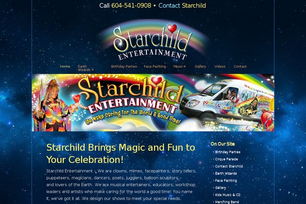 WordPress website example screenshot