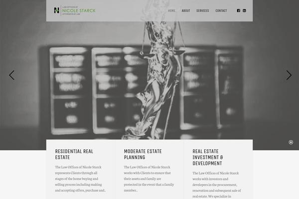 starcklaw.com site used Flax_wp