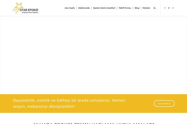 Enfold theme site design template sample