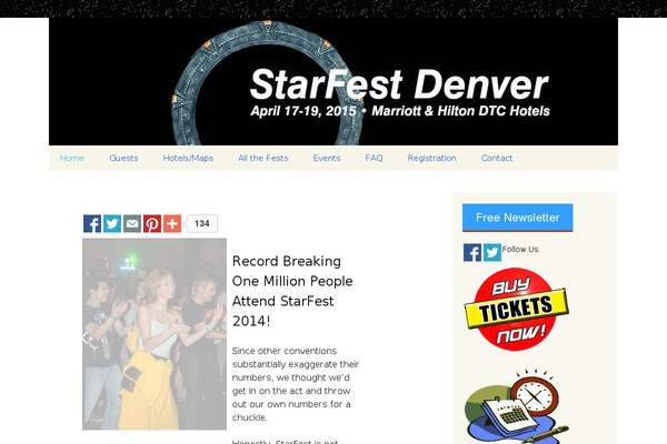 starfestdenver.com site used Eventstation