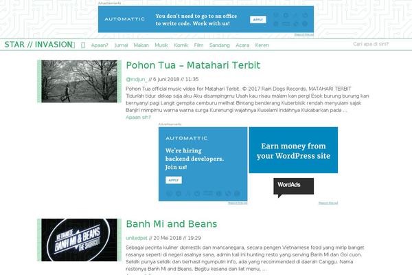 STELLA theme site design template sample