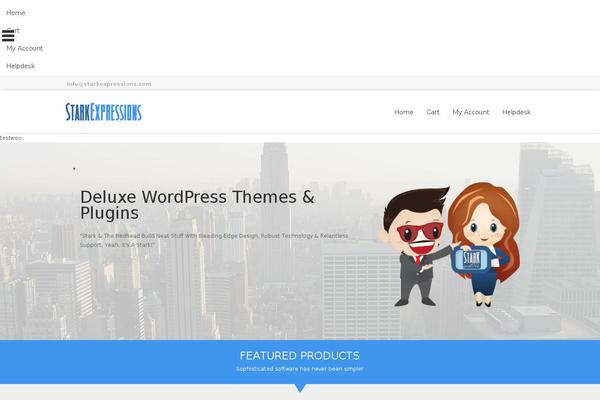 bluesteel theme websites examples