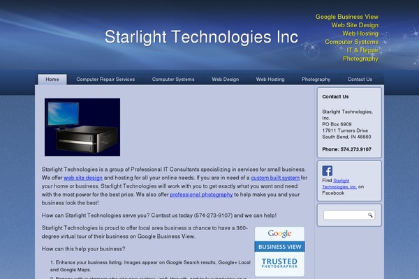starlight5.com site used Starlight9