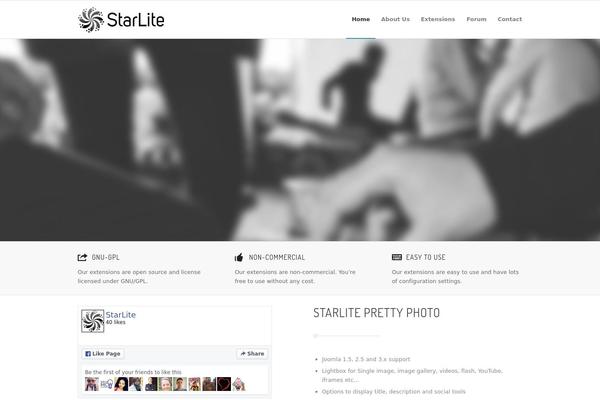 WordPress website example screenshot