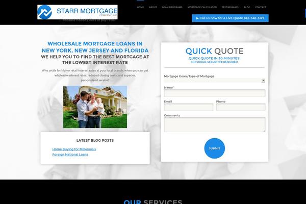 starr WordPress theme, websites list used starr theme starr theme websites examples