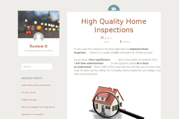 WordPress website example screenshot