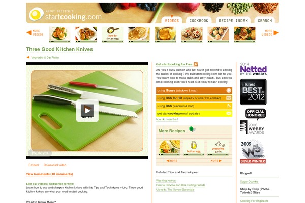 startcooking.com site used Startcooking