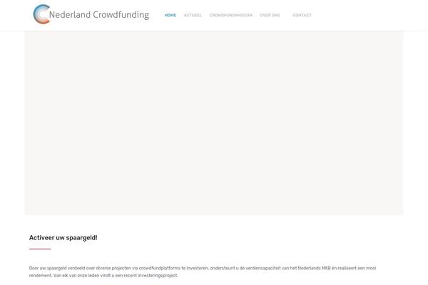 startcrowdfunding.nl site used Upscale-child