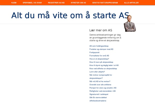 starte.as site used Starte-as.no