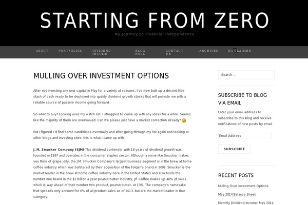 startingfromzeroblog.com site used Prime-spa