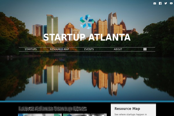 Atlanta website example screenshot