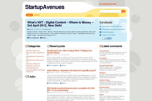 startupavenues.com site used Appway