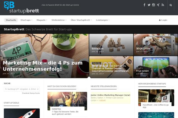 startupbrett.de site used Magaziner2