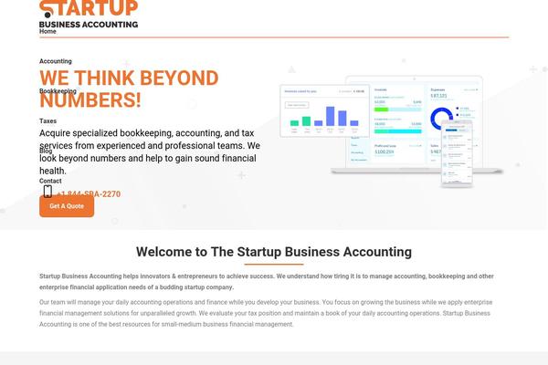 The7 theme site design template sample