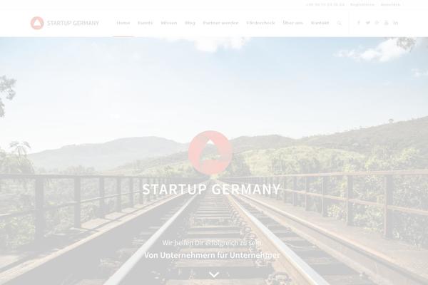 startupgermany.org site used The-conference