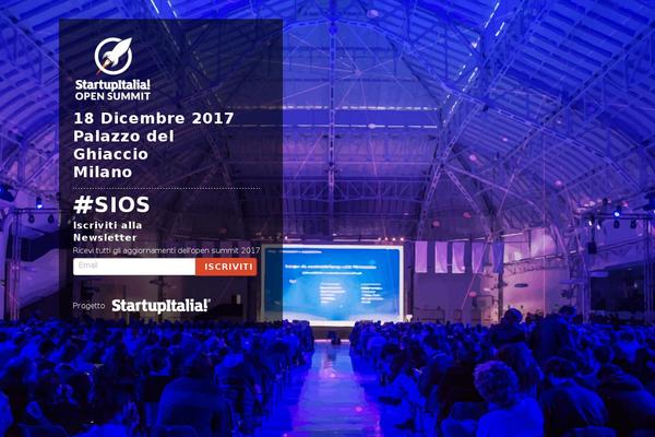 startupitaliaopensummit.eu site used Sios2016