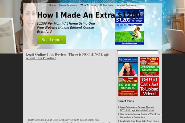 WorkAtHome7 theme websites examples