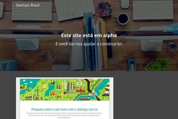 startups.com.br site used Startups