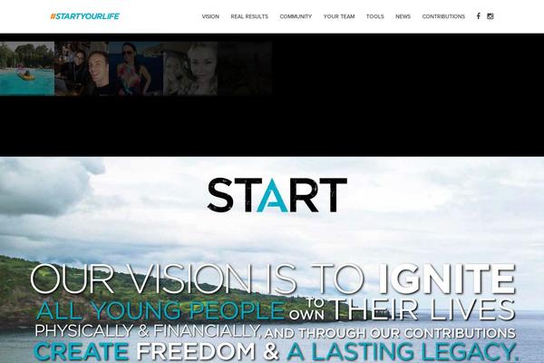 Avada theme site design template sample