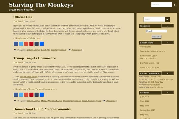 starvingthemonkeys.com site used Urban Square