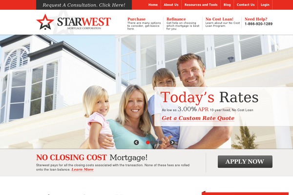 starwestmortgage.com site used Starwest