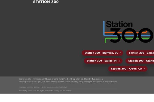 station300.com site used Bowlrz-com-red-theme