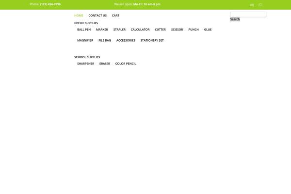 WordPress website example screenshot