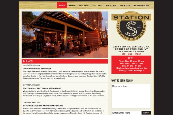 WordPress website example screenshot