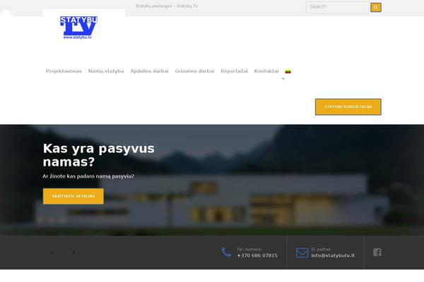 statybu.tv site used Structurepress-pt-child