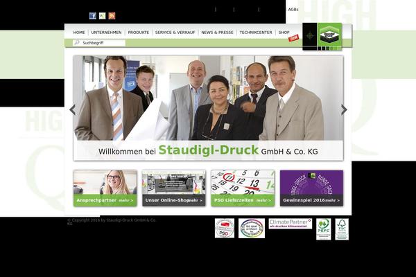 staudigl-druck.de site used Staudigl-hp