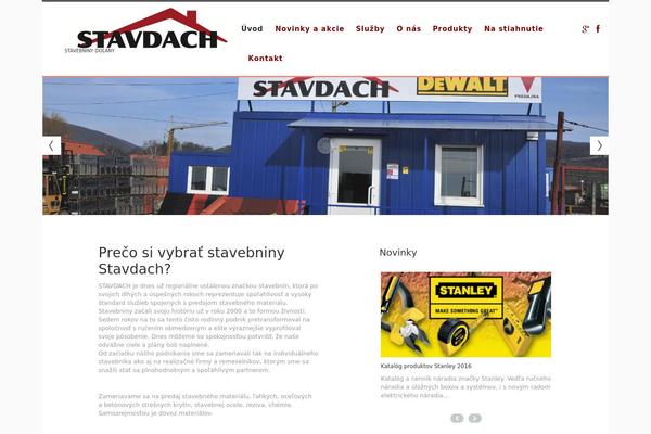 stavdach.sk site used Theme46544