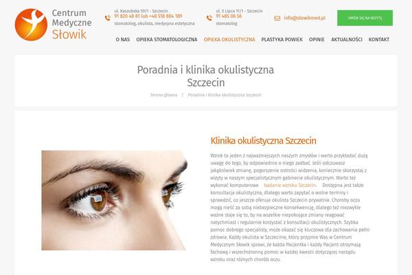 Accalia theme site design template sample