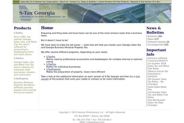 WordPress website example screenshot