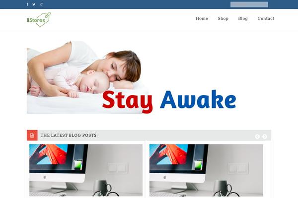 GeneratePress theme site design template sample