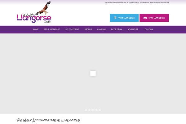stayinllangorse.com site used Llangorse