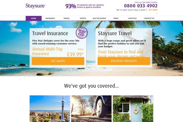 staysure.co.uk site used Staysure-wdr