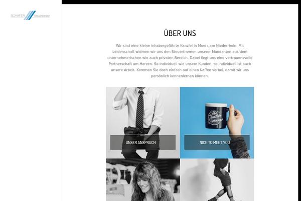 Uncode theme site design template sample