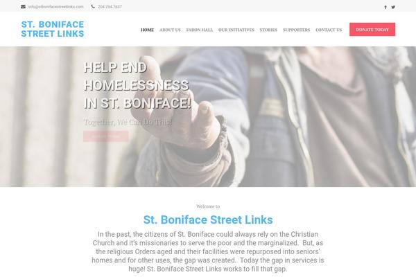 Kindness theme site design template sample