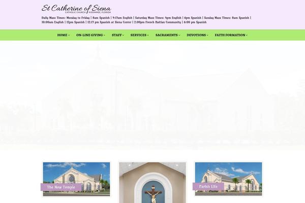 NativeChurch theme site design template sample