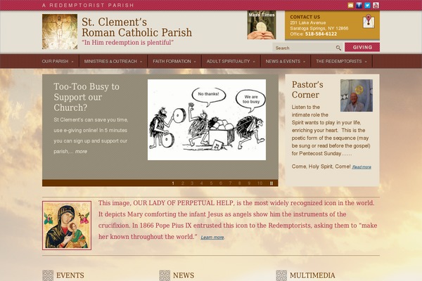 stclementschurch.com site used Dpi_theme