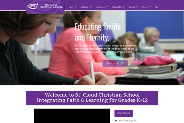 WordPress website example screenshot