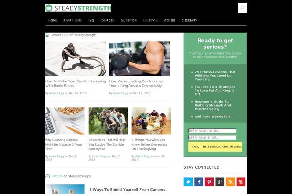 steadystrength.com site used Steadystrength