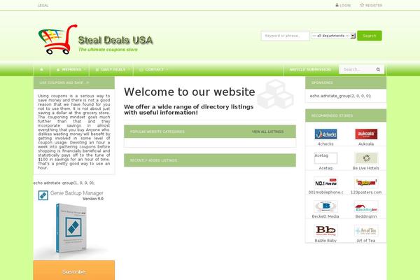 Contact Form 7 Skins website example screenshot