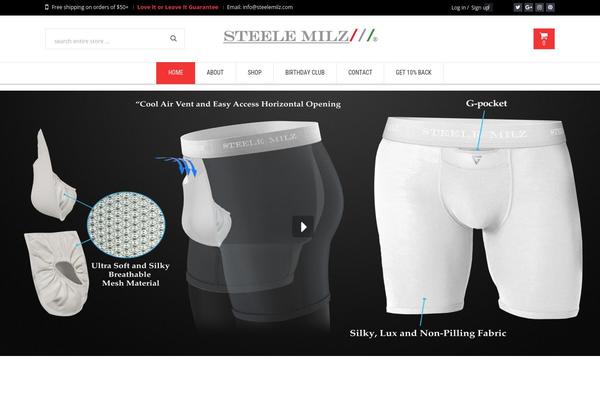 steelemilz.com site used Wp-oswad-market