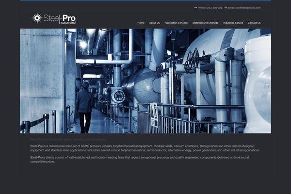 steelprousa.com site used Kriar-industry